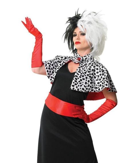 Cruella de Vil kostume til kvinder.