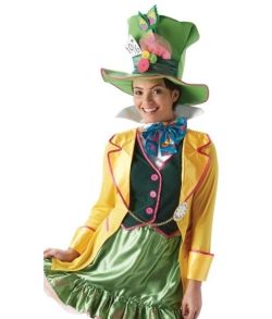 Flot Lady Mad Hatter kostume.