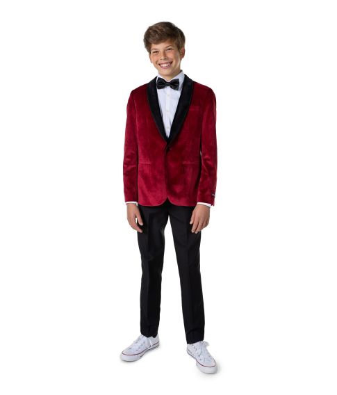 OppoSuits burgundy blazer, dreng