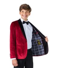 OppoSuits burgundy blazer, dreng