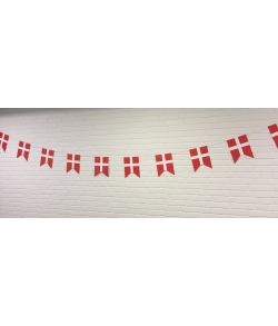 Billig Danmark guirlande med splitflag.