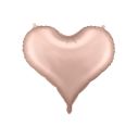 Flot stor rose gold hjerte folie ballon