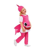 Sjovt Mommy Shark kostume til børn. 