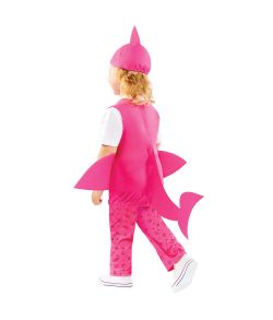 Sjovt Mommy Shark kostume til børn. 