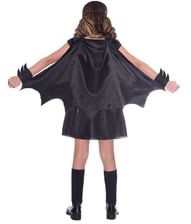 Flot Batgirl kostume størrelse 3 - 12 år.