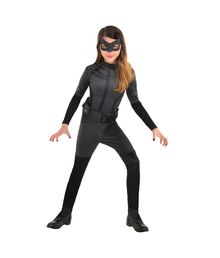 Sejt Catwoman kostume til piger.