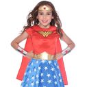 Sejt Wonder Woman kostume til børn. 