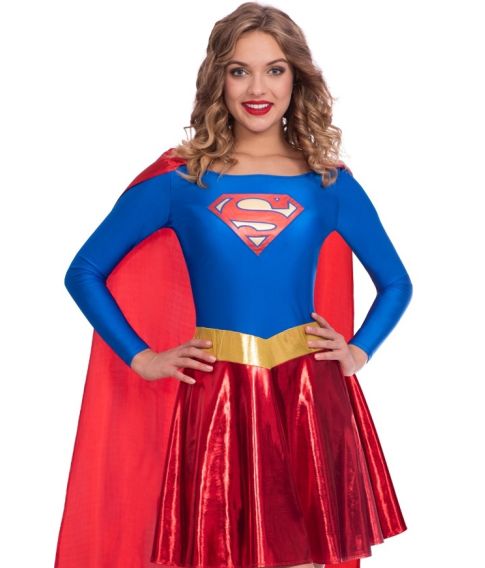 Smart Supergirl kostume til voksne.