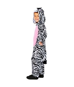 Flot Zebra kostume til piger og drenge.