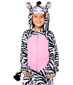 Flot Zebra kostume til piger og drenge.