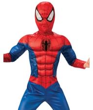 Sejt Spider-man kostume til børn.