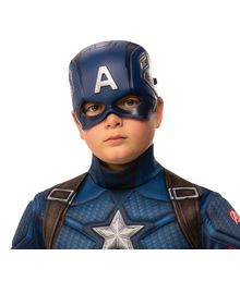 Captain america halvmaske barn