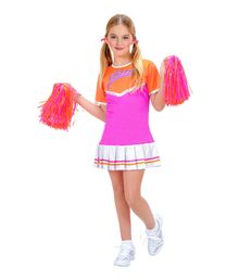 Cheerleader kostume, pink