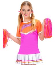 Cheerleader kostume, pink