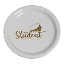 Tallerken Student 18 cm. 8 stk