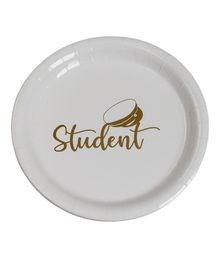 Tallerken Student 18 cm. 8 stk