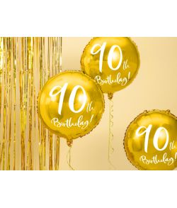 Flot 90 års folieballon