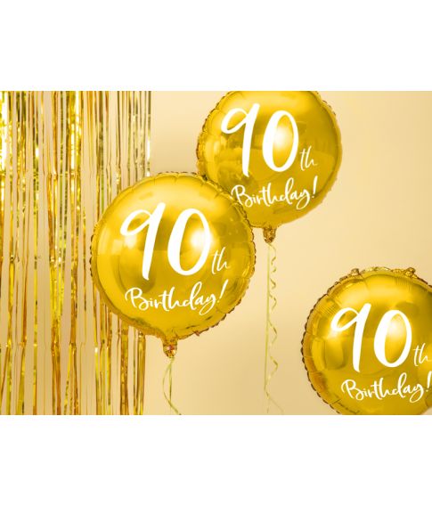 Flot 90 års folieballon