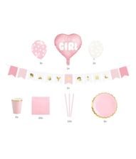 Flot Babyshower set til Pige