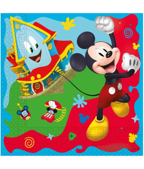 Flotte Mickey Mouse servietter 20 stk