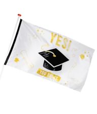 Flot flag til graduering på 90x150 cm.