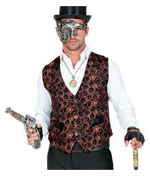 Steampunk vest til mænd.