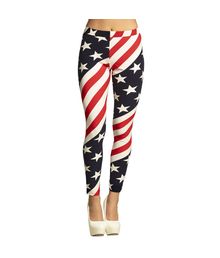 Flotte USA leggings med det amerikanske flag. 