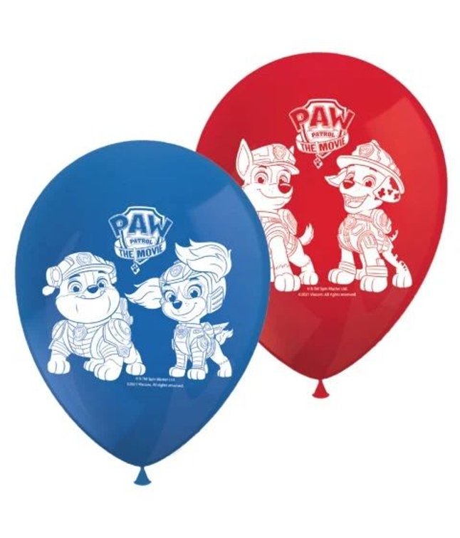 Paw Patrol balloner 8 stk