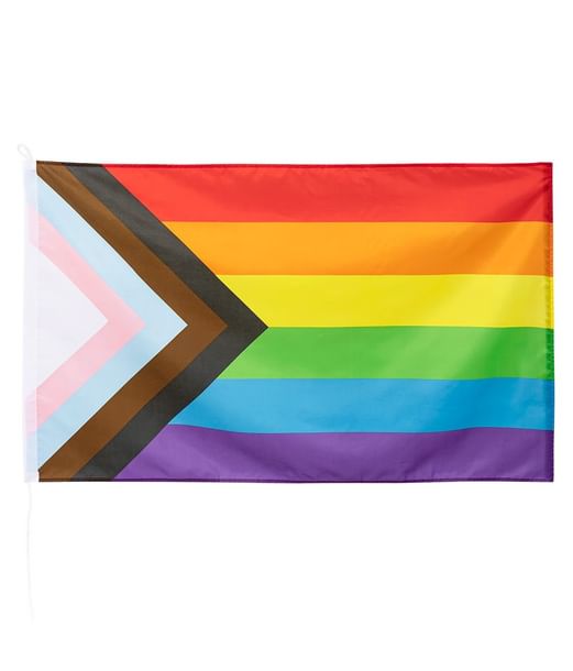 Flot LGBTQ+ flag på 90x150 cm.