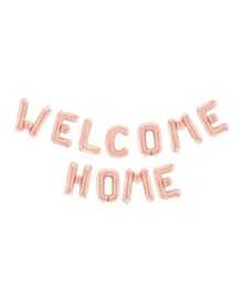 Folieballon rose gold WELCOME HOME