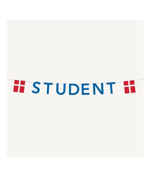 Guirlande STUDENT Blå