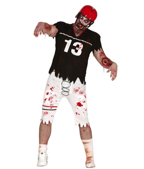 Quarterback zombie kostume.