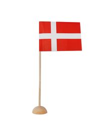 Bordflag i træ og papir 4 stk