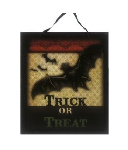 Trick or treat skilt 25x30 cm