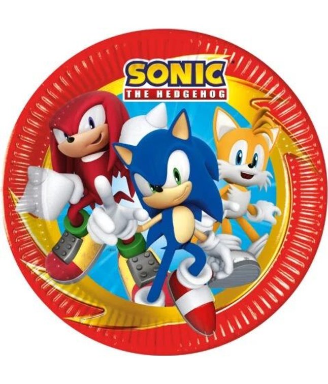 Sonic paptallerkner 23 cm