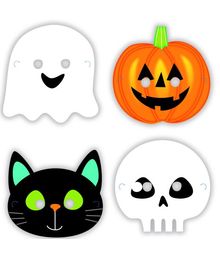 Halloween friends masker 8 stk