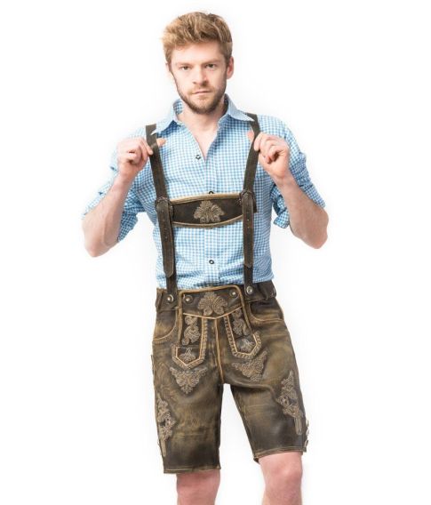 Lederhosen Retro i ægte læder.