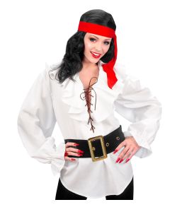 Piratskjorte til kostume.