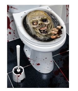 Zombie toilet dekoration.