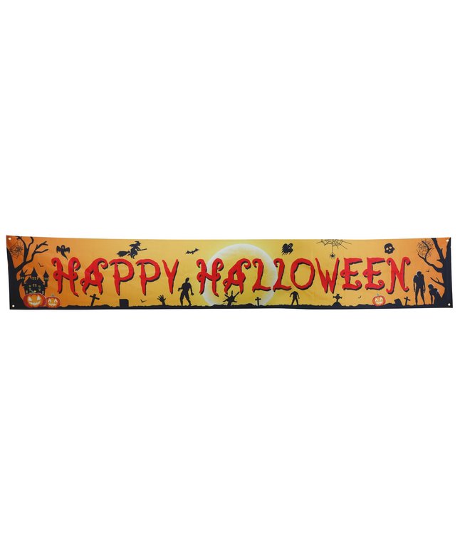 Happy halloween banner 