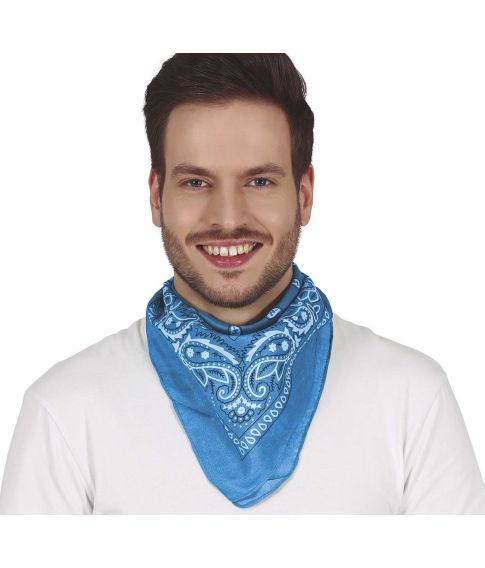 Lyseblå bandana