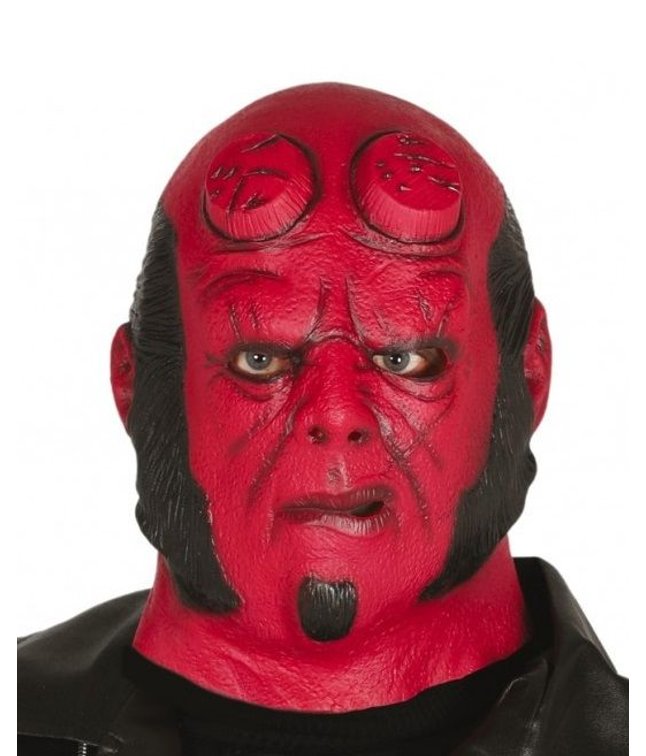 Rød dæmon maske Hellboy