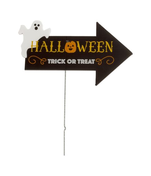 Trick or treat skilt