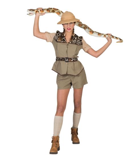 Safari lady kostume