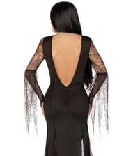 Sexy Spooky Morticia kostume