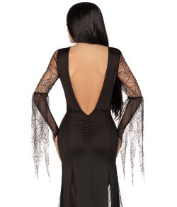 Sexy Spooky Morticia kostume