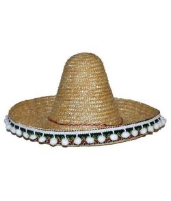 Sombrero med små pomponer