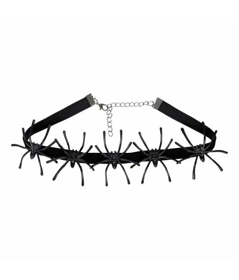 Sort edderkop choker