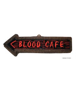 Blood Cafe skilt