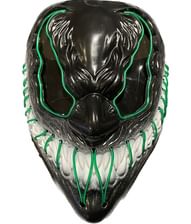 Venom maske med grøn LED